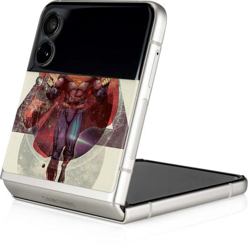 DC Comics Superman Galaxy Flying Galaxy Z Flip3 5G Skin